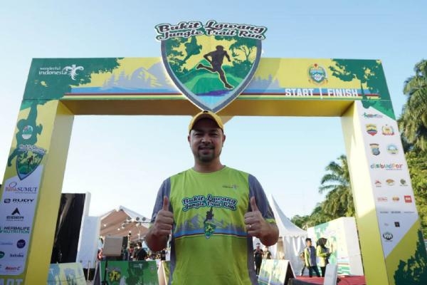  Ikuti Bukit Lawang Jungle Trail Run, Sultan Djorghi Ingin Kembali ke Bukit Lawang dengan Keluarga